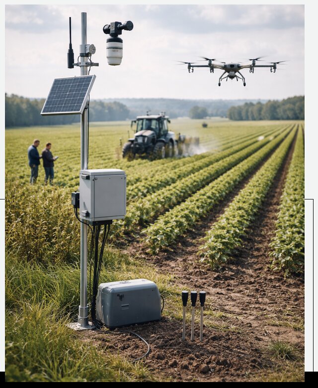 Разработка IoT мониторинга полей в Апатитах от 8816 р. | АвикейПтт