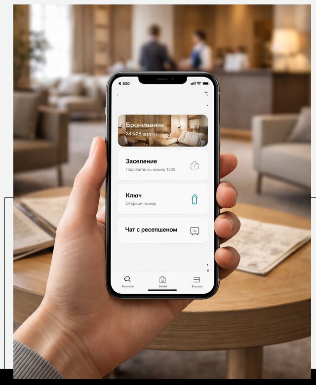 Мобильное приложение для гостей отеля в Апатитах, управление сервисом